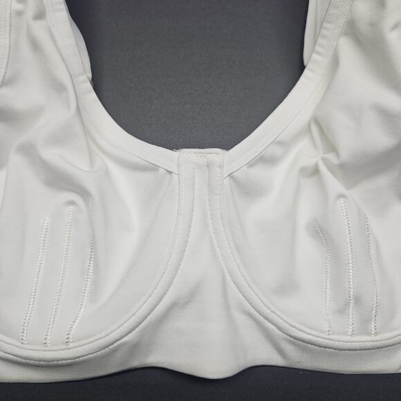 Natori Convertible High Impact Performance UW Sports Bra 731439 White Size 38C - Picture 2 of 8